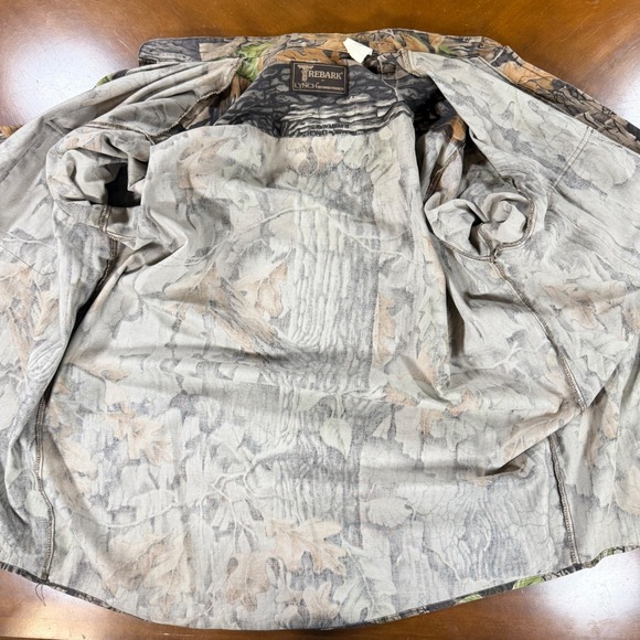 Vintage Trebark Lynch Superflauge Camo Shirt Mens LG Button Down Hunting Cotton - Picture 6 of 8
